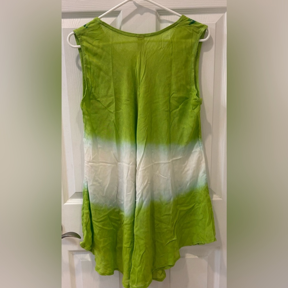 Sunflower Tie Dye Floral Beach Cover ups - Picture 6 of 9